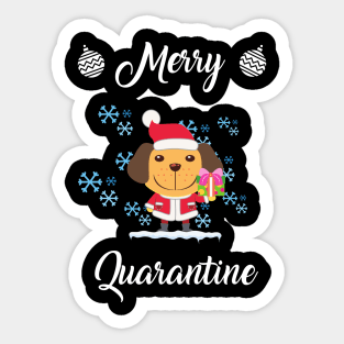 christmas in quarantine Sticker